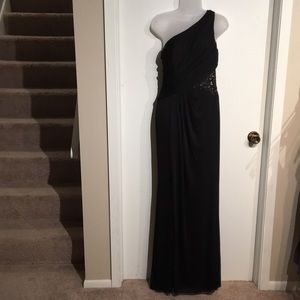 David’s Bridal one shoulder Bridesmaids dress